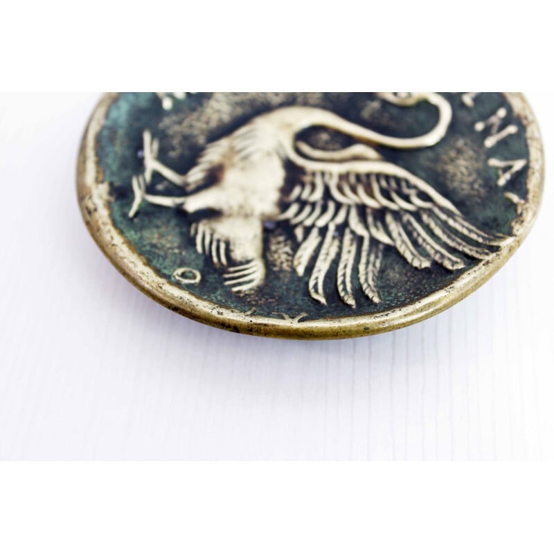 Scatola da tasca vintage in bronzo di Max Le Verrier