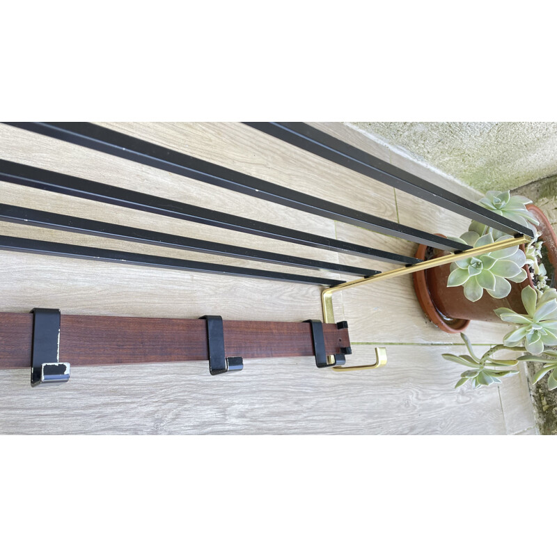 Vintage geometric coat rack