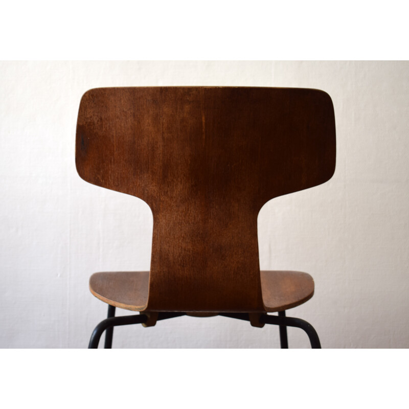 "Hammer" Fritz Hansen chair in teak wood, Arne JACOBSEN - 1960s