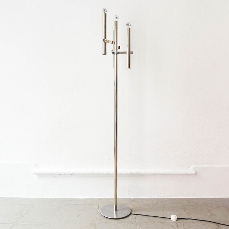 Mid century floor lamp by Gaetano Sciolari, Italy 1970s