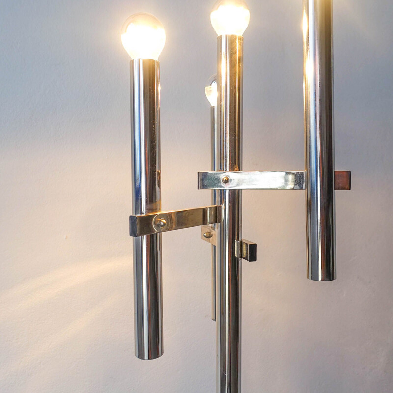 Mid century floor lamp by Gaetano Sciolari, Italy 1970s