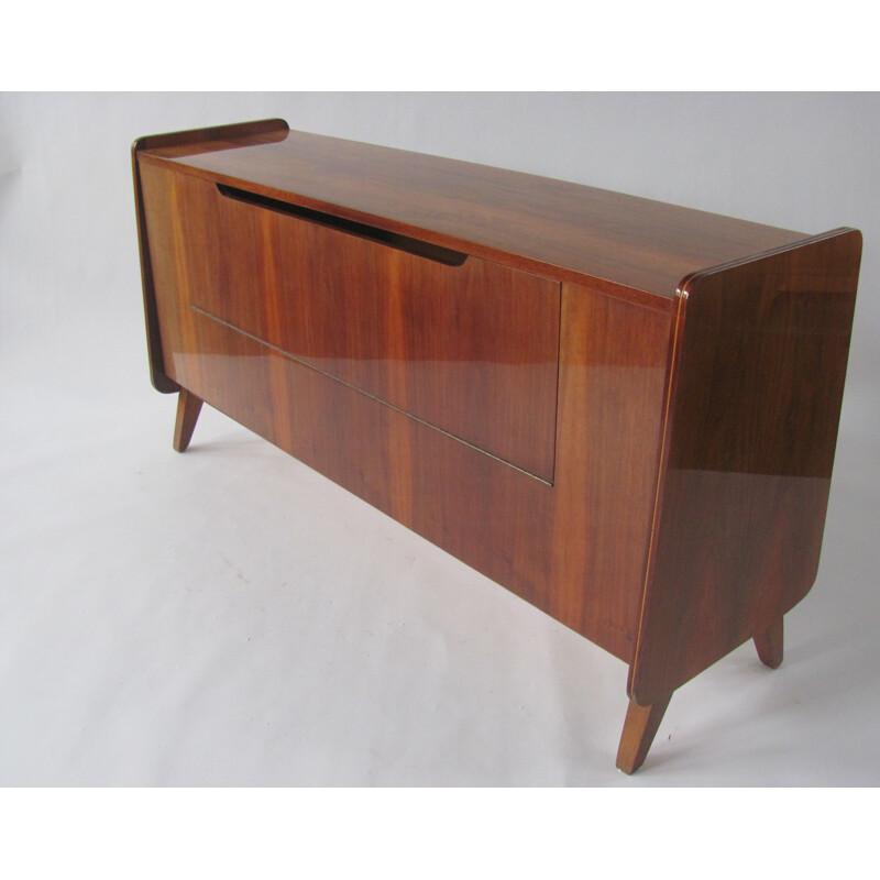 Vintage wooden sideboard by J. Jirák, Czechoslovakia 1970s