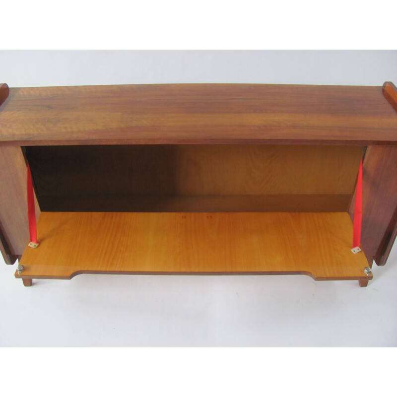 Vintage wooden sideboard by J. Jirák, Czechoslovakia 1970s