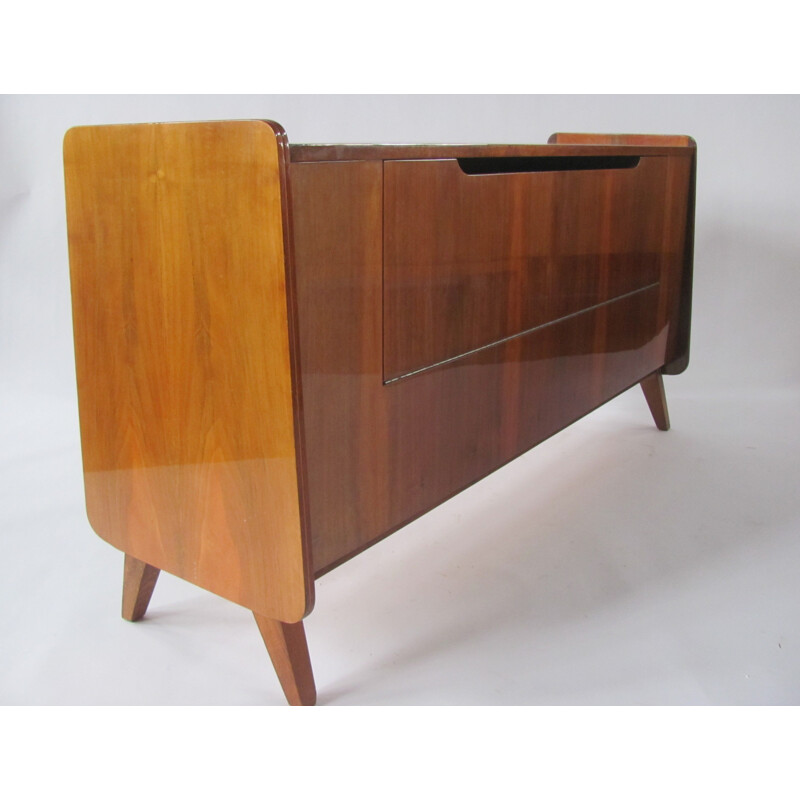 Vintage wooden sideboard by J. Jirák, Czechoslovakia 1970s