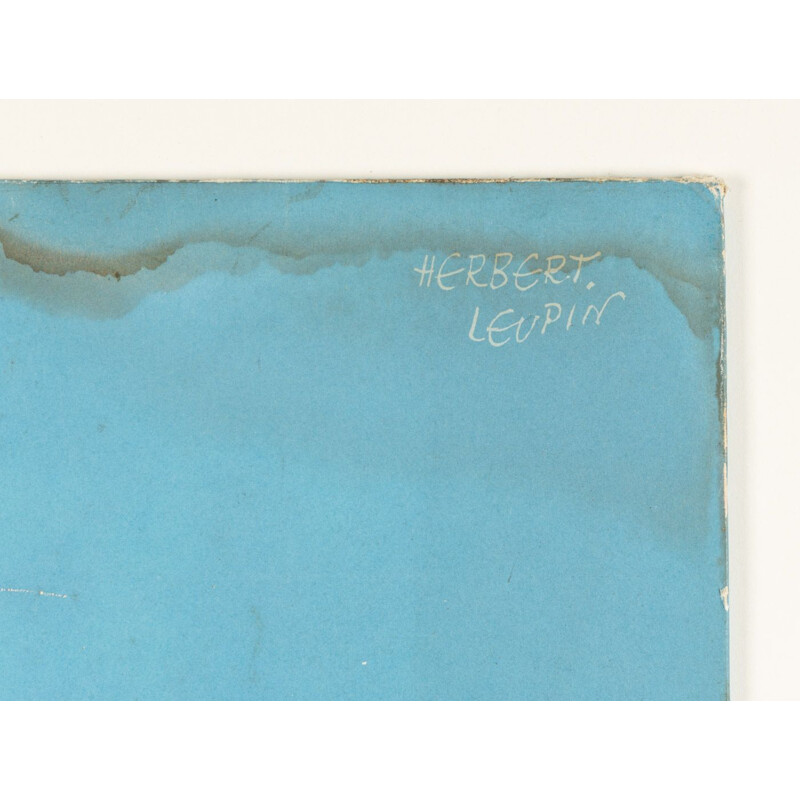 Cartaz da caneta Vintage Pelikan em pastel, 1952