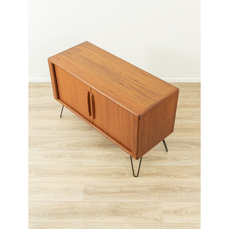 Mid century teak sideboard with two tambour doors by Dyrlund, Denmark 1960s