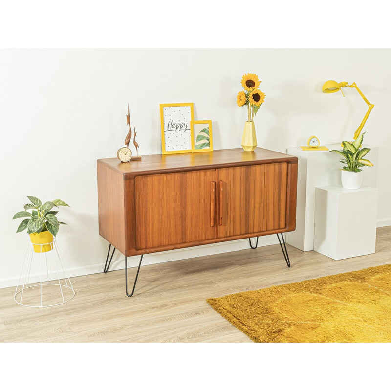 Vintage teak sideboard with two doors by Dyrlund, Denmark 1960s