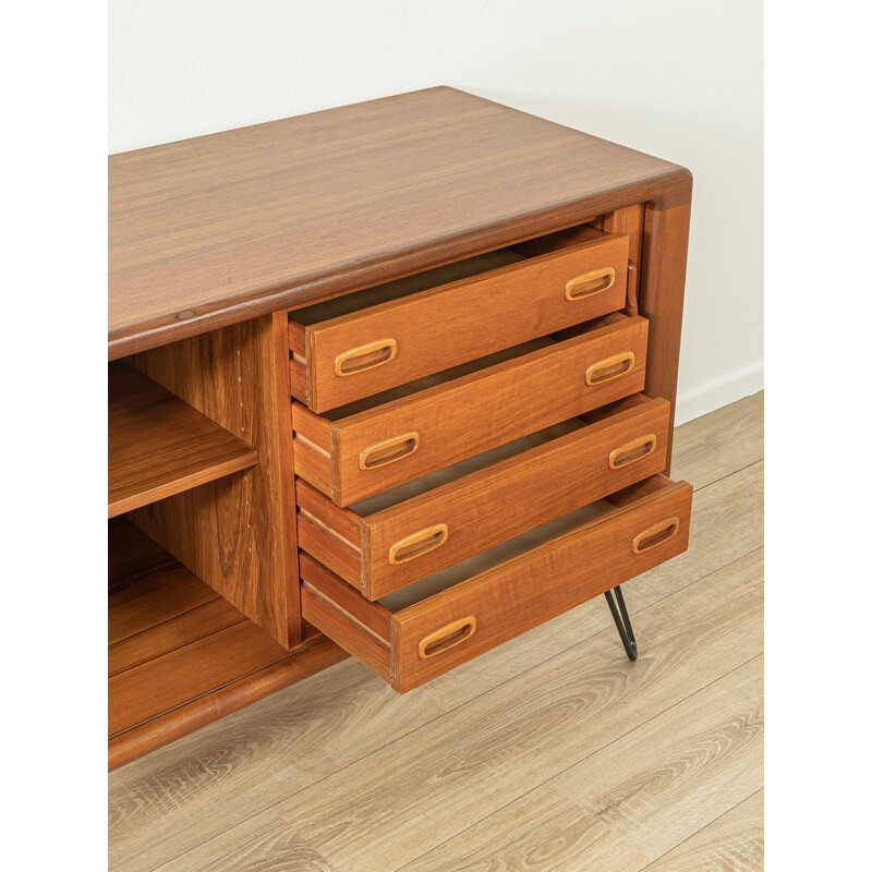 Vintage teak sideboard with two doors by Dyrlund, Denmark 1960s