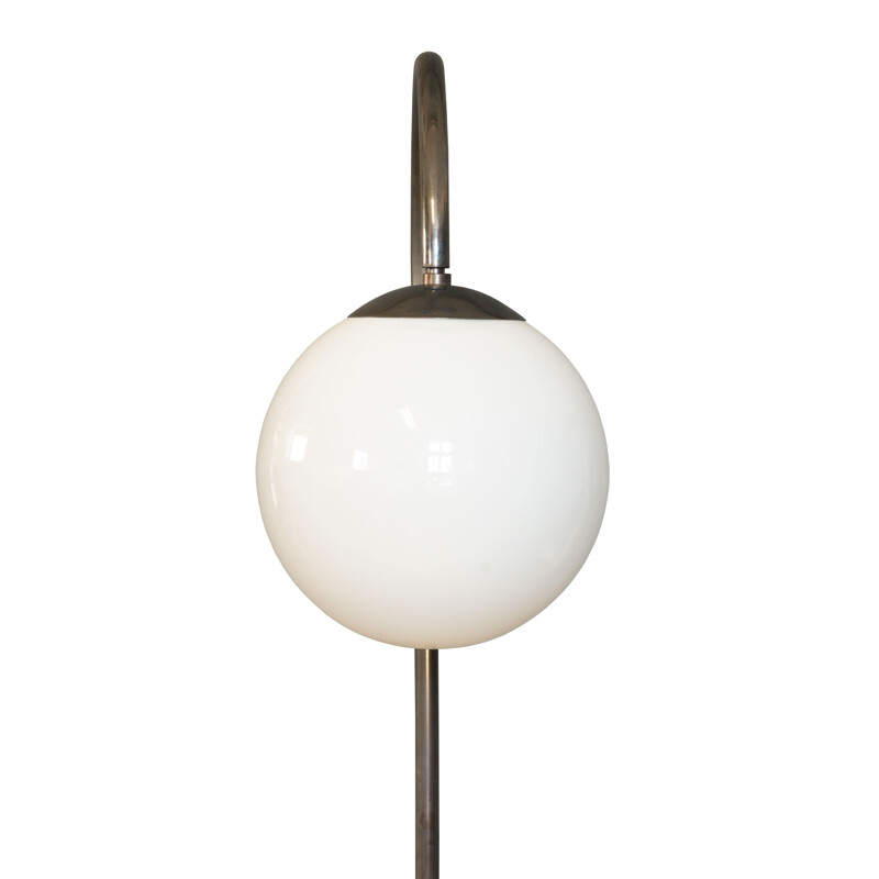 Vintage Bauhaus floor lamp by Slezakovy Zavody, Czechoslovakia 1930s