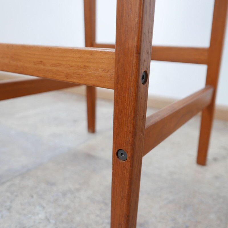 Mid-century teak bar stool, Sweden 1960s