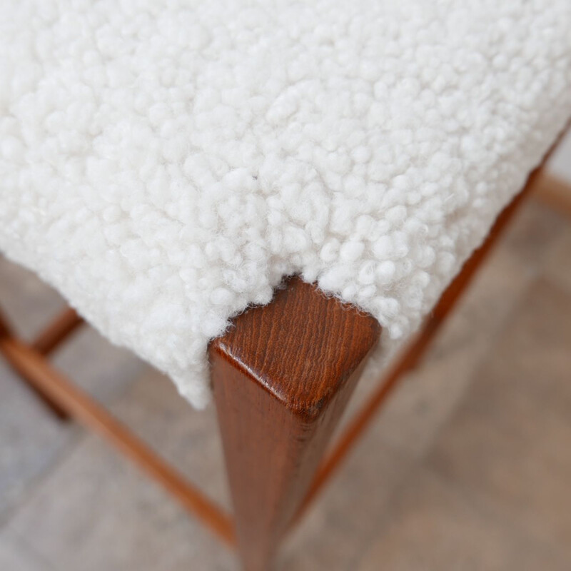 Mid-century teak bar stool, Sweden 1960s