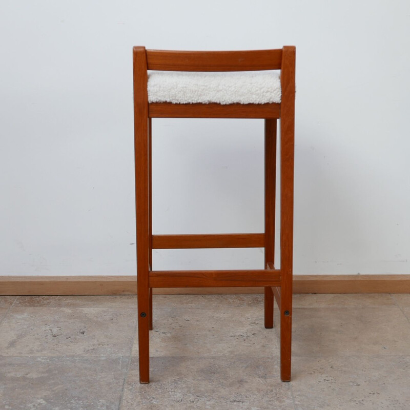 Mid-century teak bar stool, Sweden 1960s