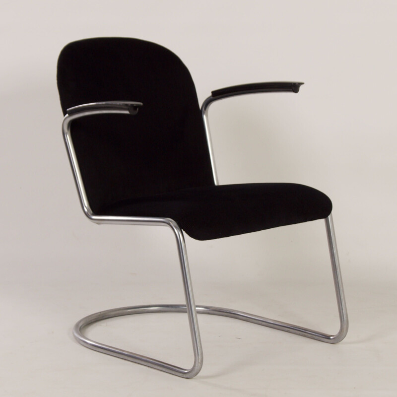 Mid century 413 cantilever armchair by W.H. Gispen for Gispen, 1950s