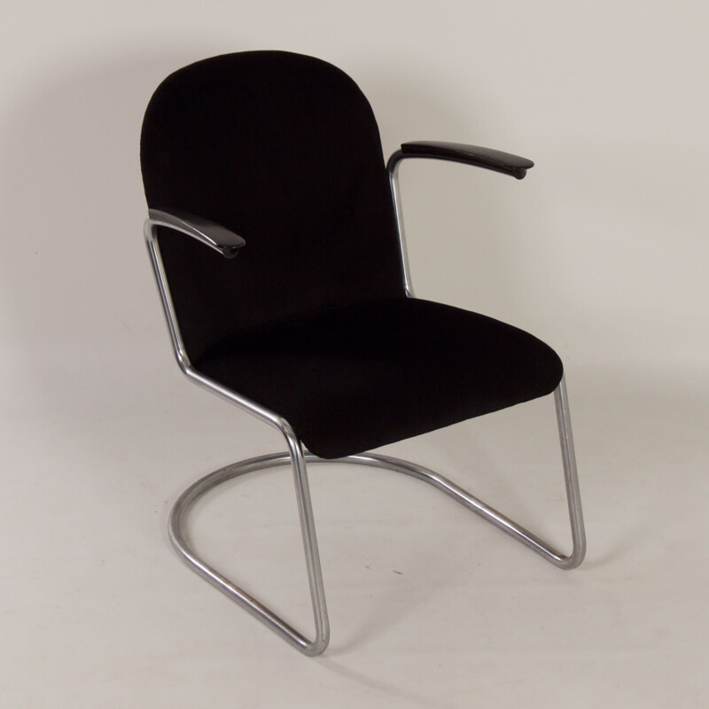 Mid century 413 cantilever armchair by W.H. Gispen for Gispen, 1950s