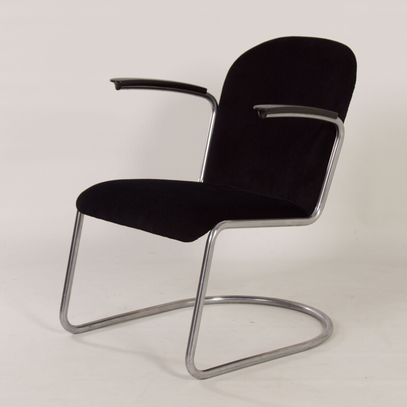 Mid century 413 cantilever armchair by W.H. Gispen for Gispen, 1950s