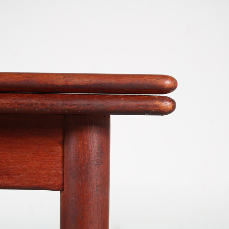 Mid century extendible Danish teak dining table, 1950s