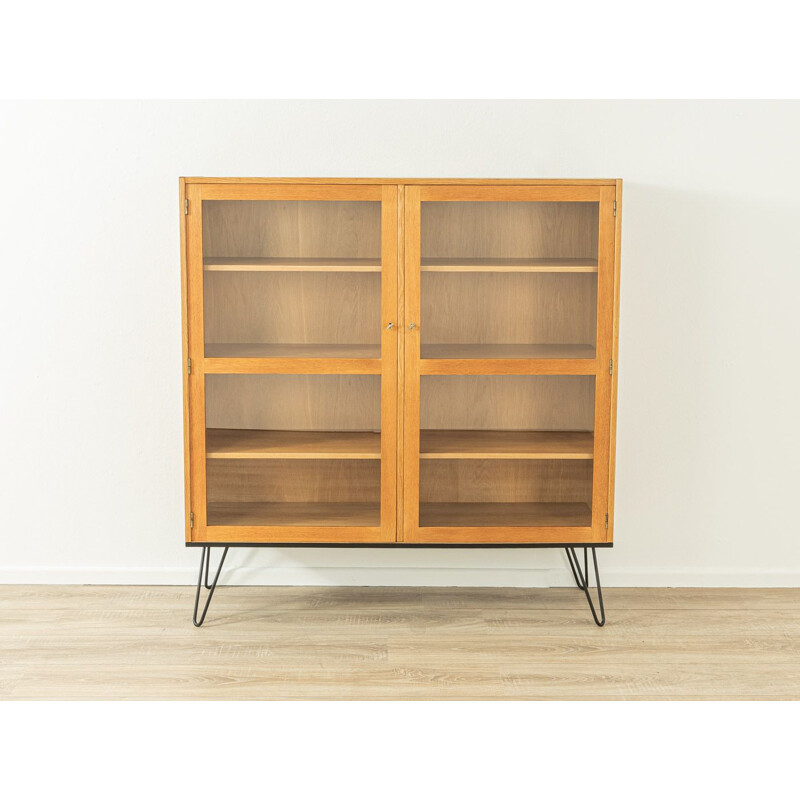 Mid century oakwood display cabinet by Hans J. Wegner for Ry Møbler, Denmark 1960s