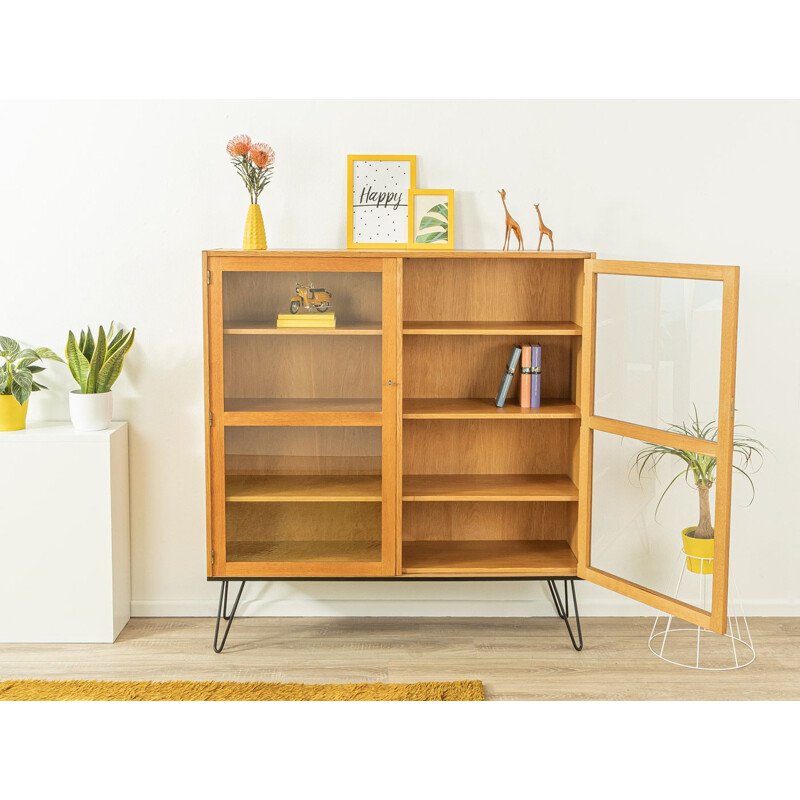 Mid century oakwood display cabinet by Hans J. Wegner for Ry Møbler, Denmark 1960s