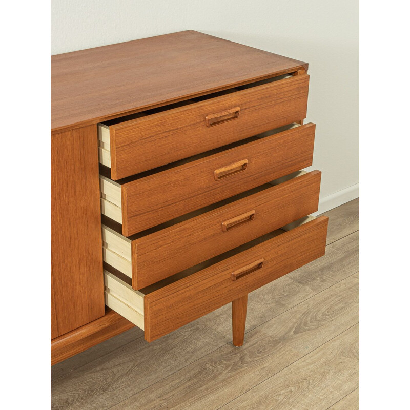 Mid century teak sideboard with three cabinet doors, Netherlands 1960s