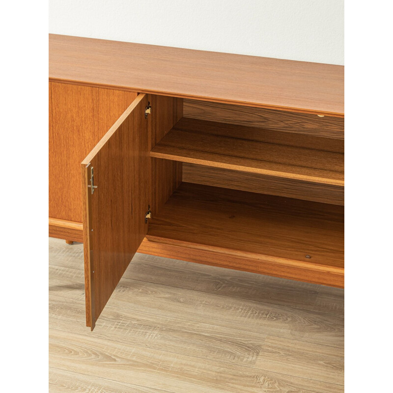 Mid century teak sideboard with three cabinet doors, Netherlands 1960s