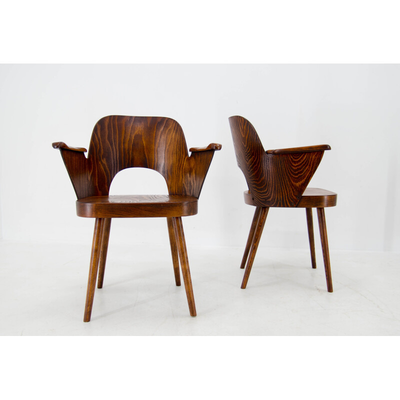 Pair of vintage armchairs by Oswald Haerdtl, 1950s