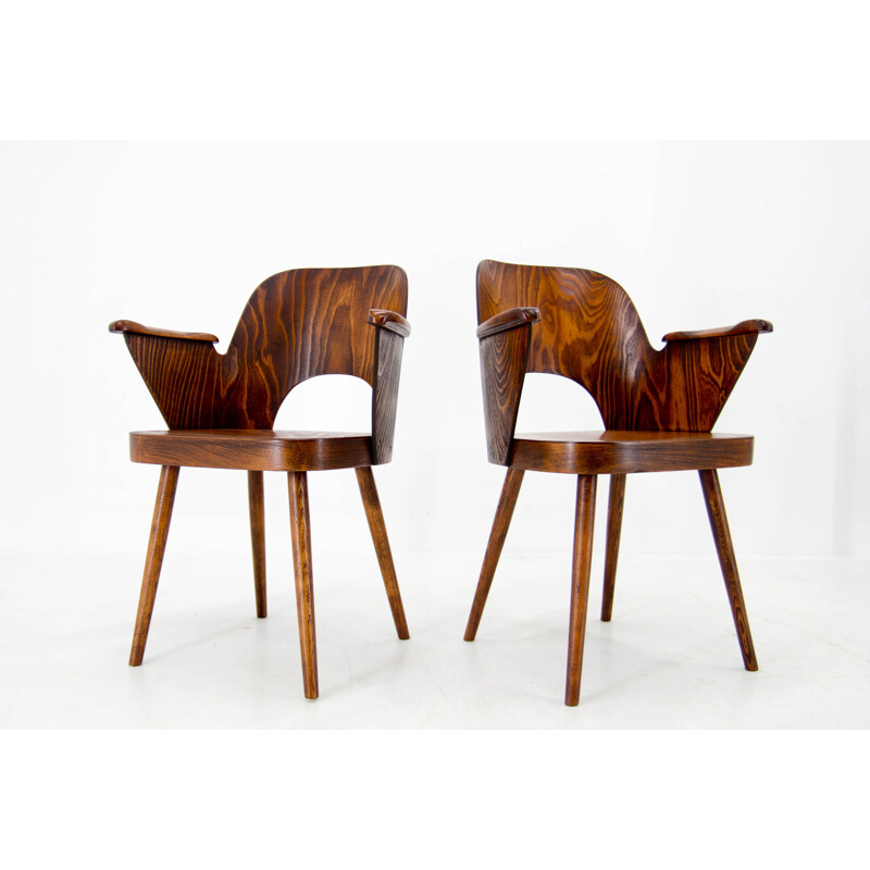 Pair of vintage armchairs by Oswald Haerdtl, 1950s