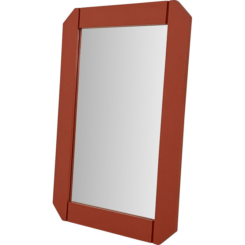 Coral vintage wall mirror by Ettore Sottsass for Poltronova, 1960s