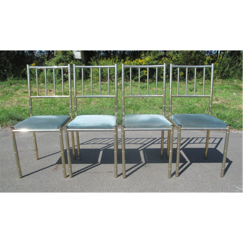 Set van 4 vintage stoelen, Italië 1970