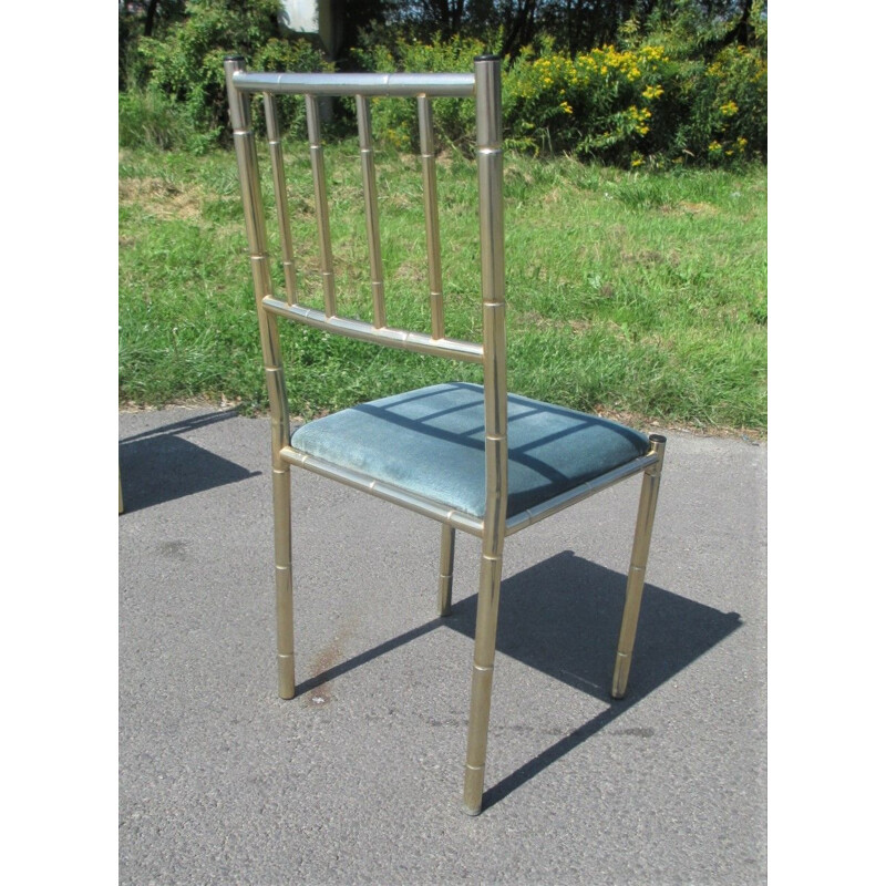 Ensemble de 4 chaises vintage, Italie 1970