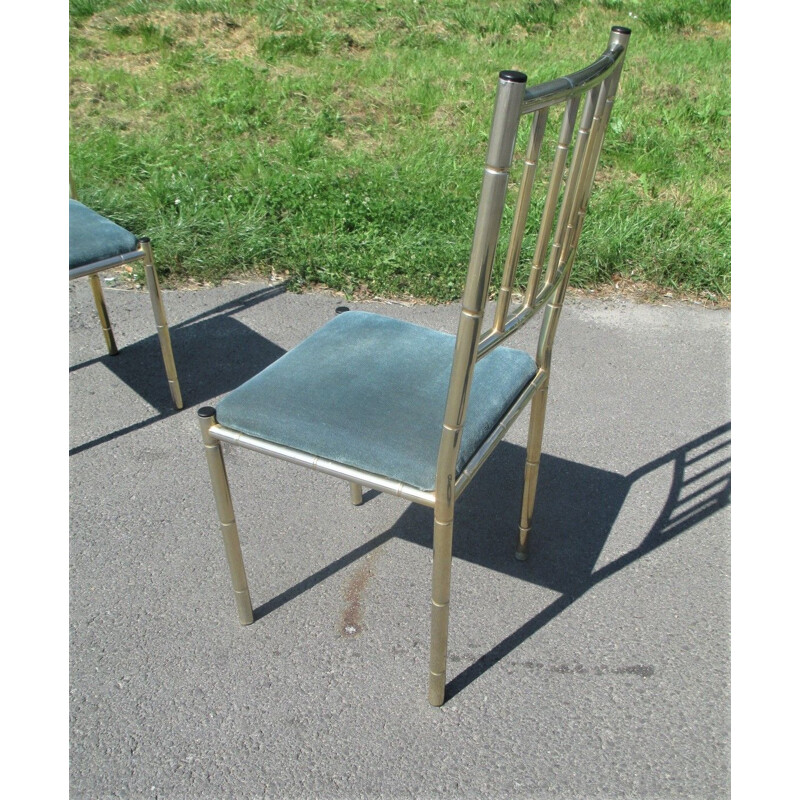 Conjunto de 4 cadeiras de vindima, Itália 1970