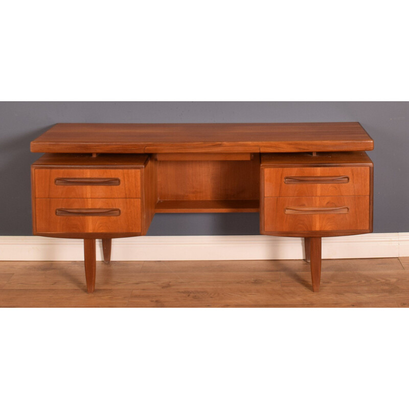 Mid century teak Fresco desk floating top by Victor Wilkins for G Plan, 1960s