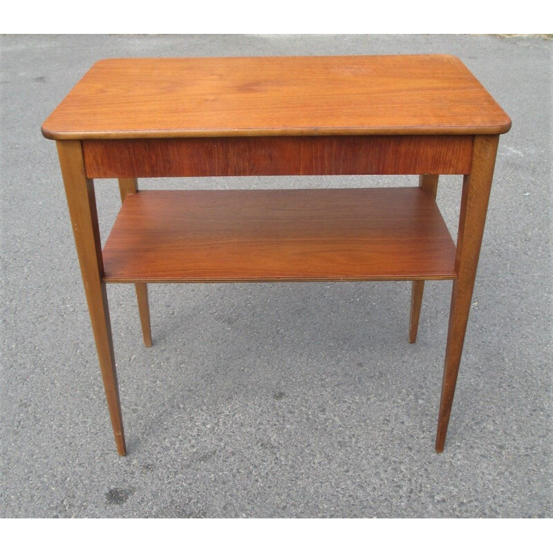 Mid century teak side table, 1950s