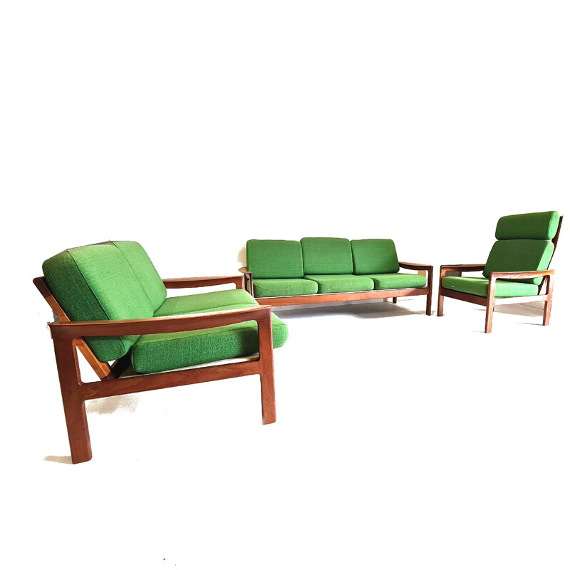 Vintage living room set by Arne Wahl Iversen for Comfort, Denmark 1960s