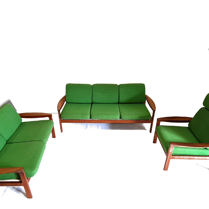 Vintage living room set by Arne Wahl Iversen for Comfort, Denmark 1960s