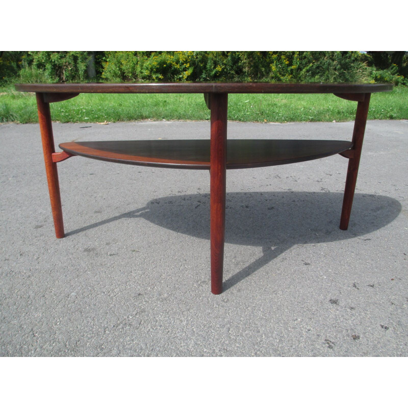 Mid century rosewood coffee table, Denmark 1960s