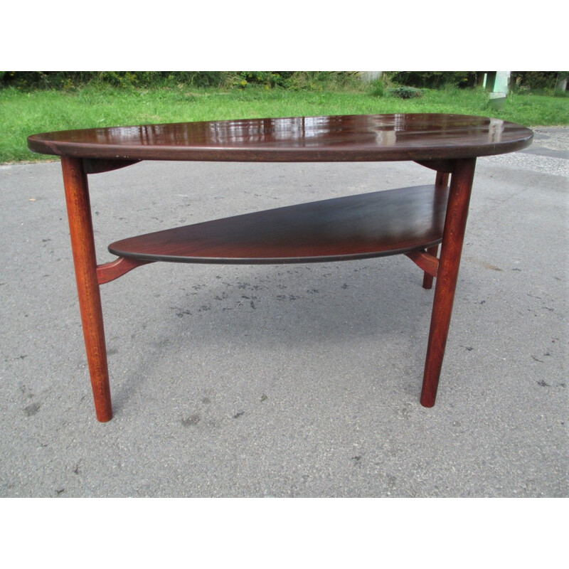 Mid century rosewood coffee table, Denmark 1960s