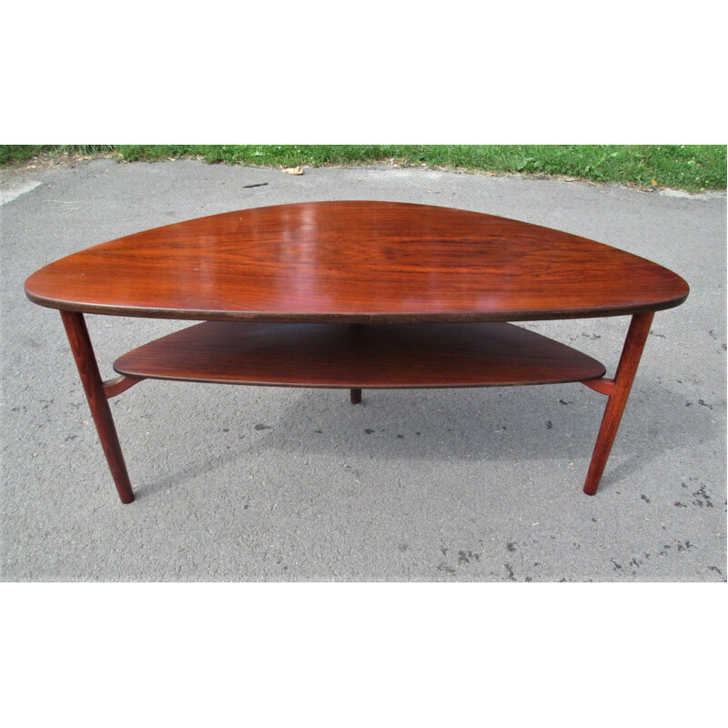 Mid century rosewood coffee table, Denmark 1960s