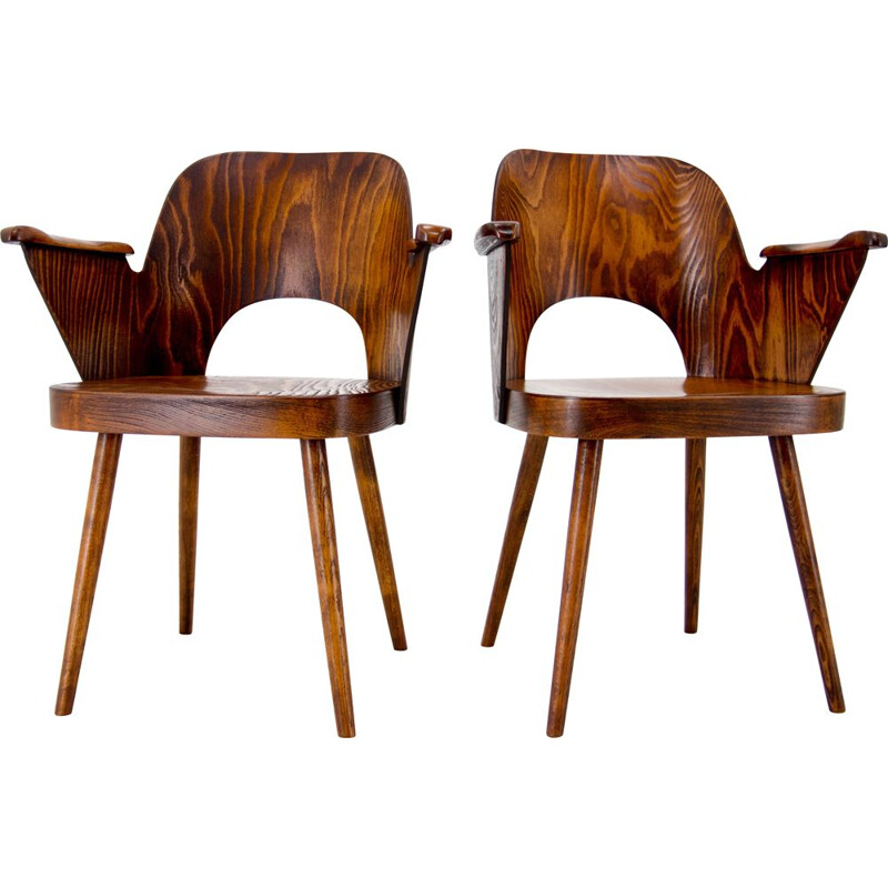 Pair of vintage armchairs by Oswald Haerdtl, 1950s