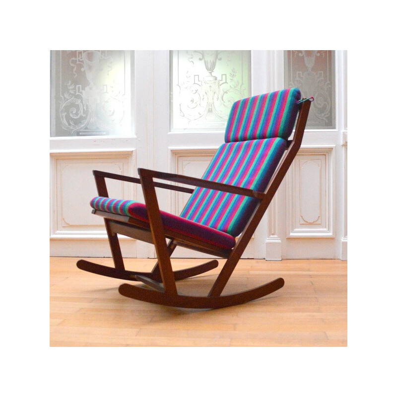 Chaise "Rocking Chair" Scandinave, Poul VOLTHER - années 60