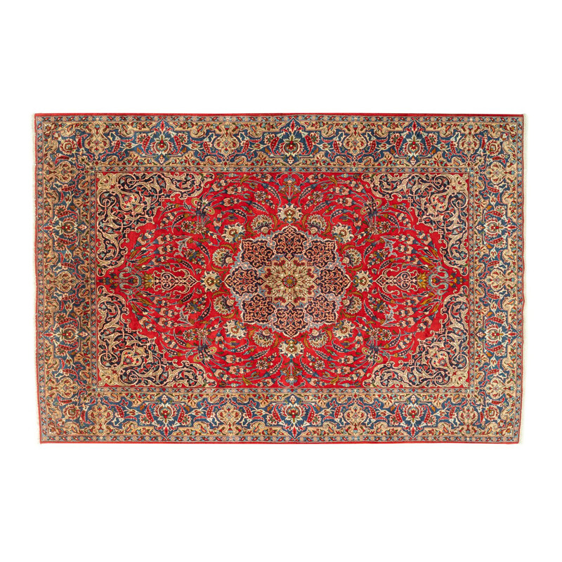 Mid century Keshan virgin wool rug, 1960s