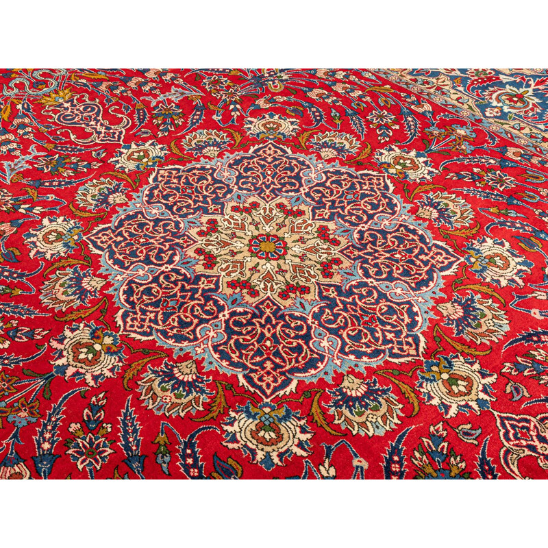 Mid century Keshan virgin wool rug, 1960s