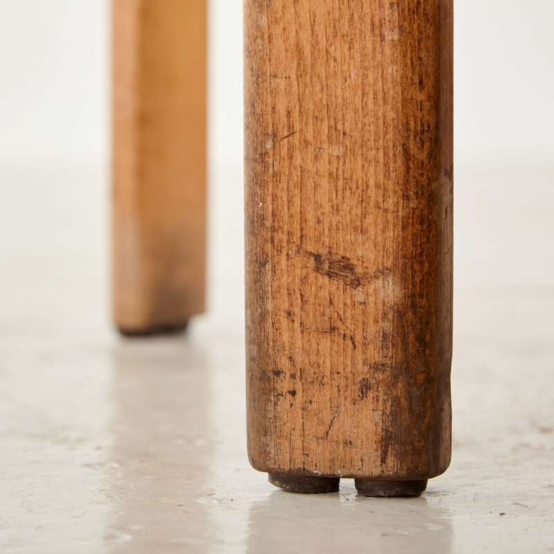 Silla vintage de madera de haya de Bruno Rey