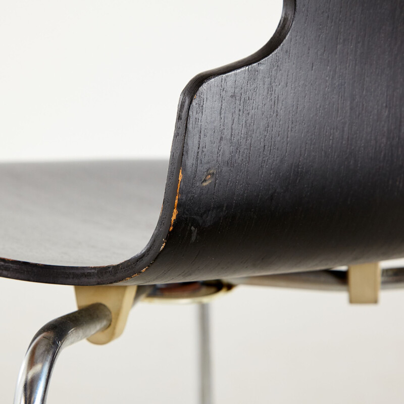 Cadeira Vintage modelo 3101 por Arne Jacobsen para Fritz Hansen