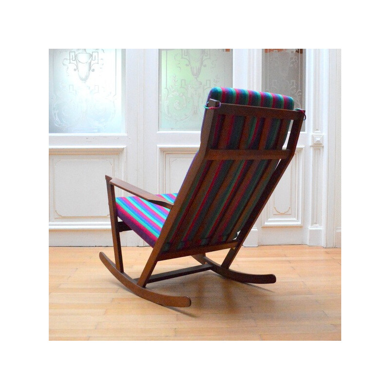 Scandinavian chair "Rocking Chair", Poul VOLTHER - 1960s