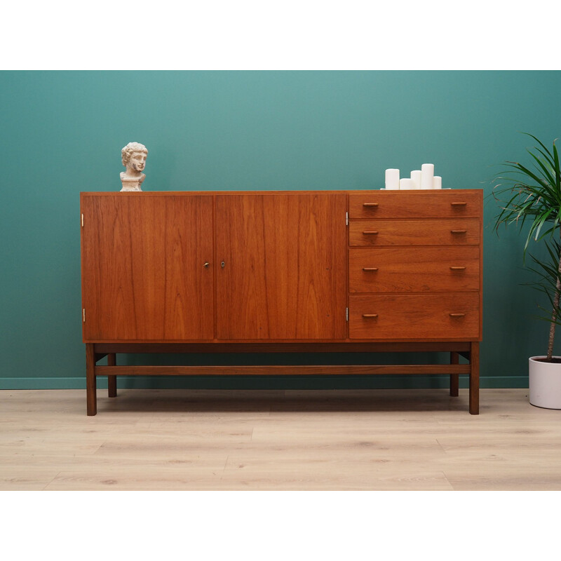 Vintage teak highboard, 1960-1970