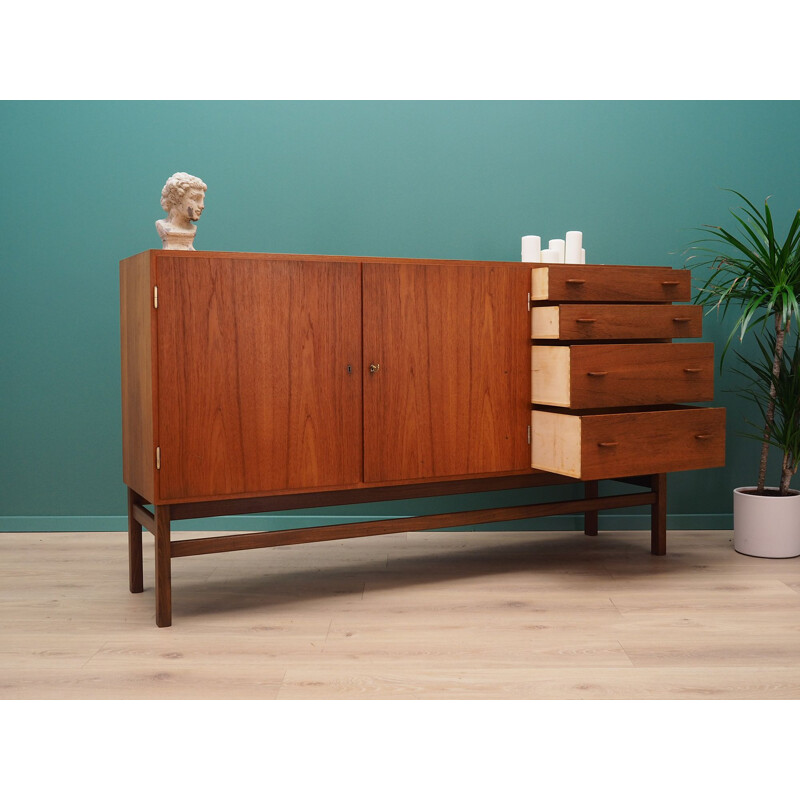 Vintage teak highboard, 1960-1970