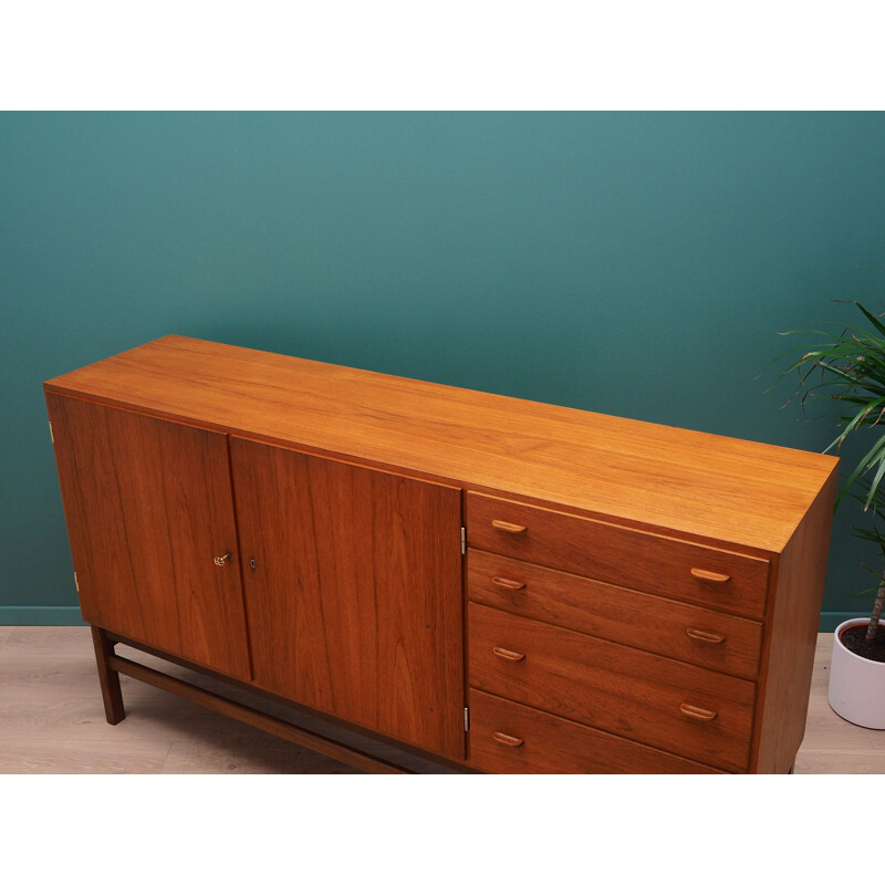 Vintage teakhouten dressoir, 1960-1970