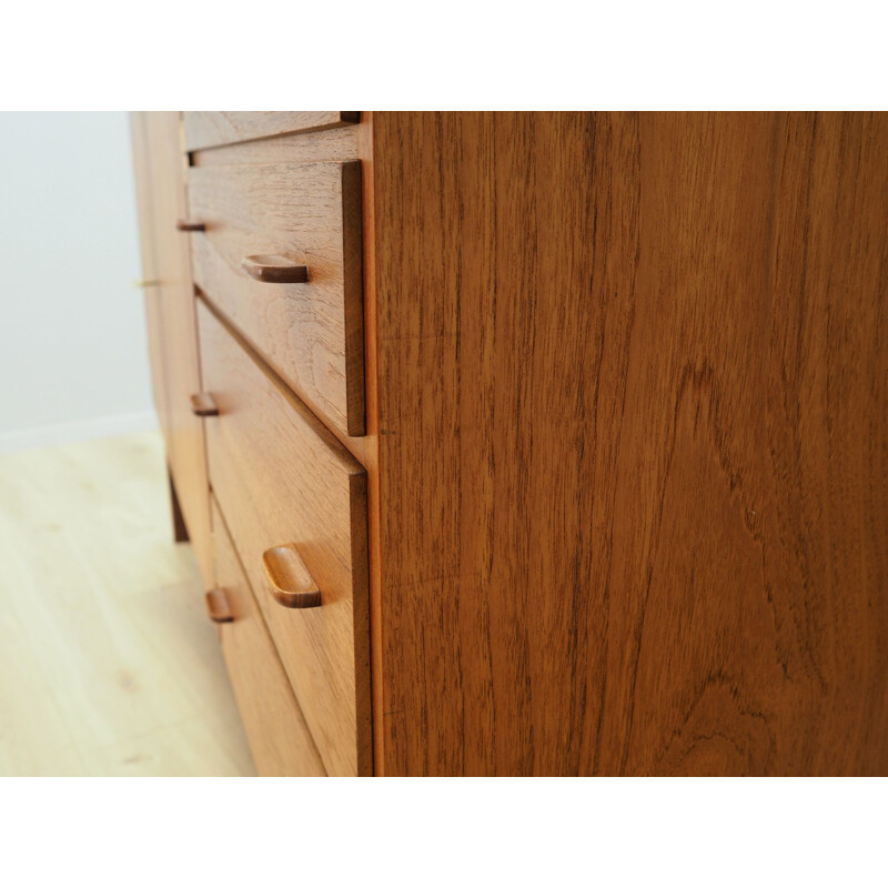 Vintage teak highboard, 1960-1970