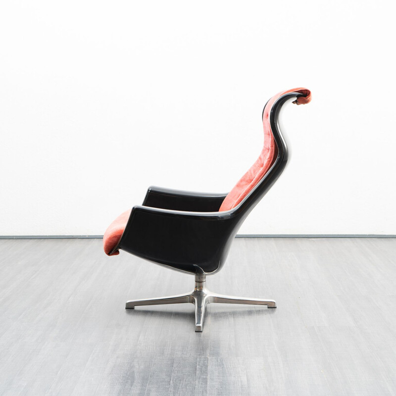 Vintage "Galaxy" armchair by Alf Svensson & Yngvar Sandström for DUX, 1970s