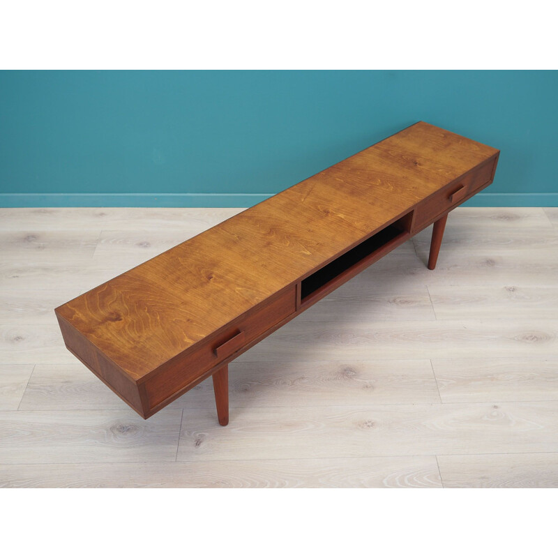 Teak vintage lowboard, Denmark 1960s